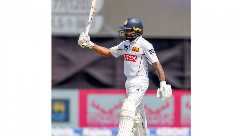 Sports News | India Vs Sri Lanka, 1st Test: Dickwella Falls for 80, Extends Unwanted Record of Most Test 50s Without a Century