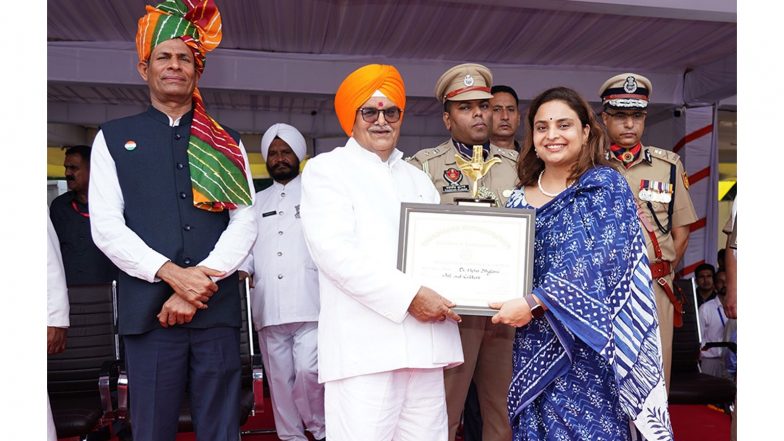 Business News | Dr. Neha Miglani Honoured with State Commendation Award 2026