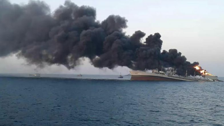World News | Houthi Claims Strike on Saudi Military Vessels in Red Sea off the Coast of Mocha