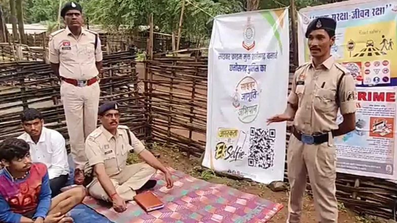 India News | Chhattisgarh: Narayanpur Police Launch Cyber Awareness Campaign in Boter Village
