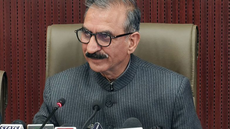 India News | Himachal Pradesh CM Sukhu Directs Faster Procurement of Medical Equipment Worth Rs 300 Crore