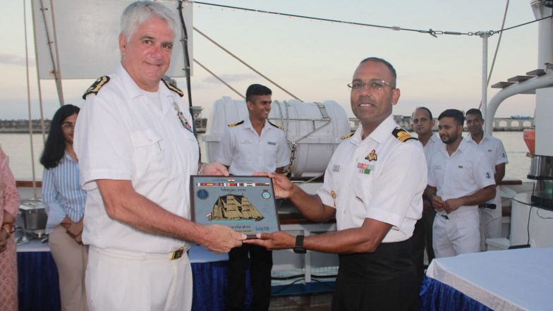World News | Maritime Cooperation Between India-Portugal as INS Sudarshini Concludes Port Call at Ponta Delgada