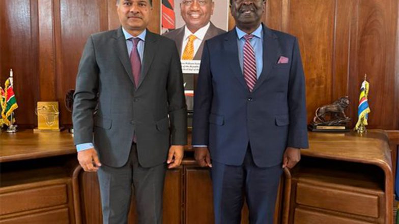 World News | Indian High Commissioner Appraises Kenyan Cabinet Secretary on Bilateral Developments