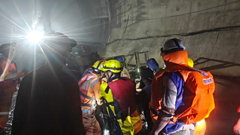 India News | Pipalkoti Tunnel Collapse: Death Toll Rises to 9, Rescue Operation Continues