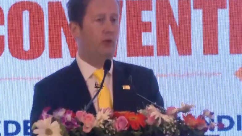 Business News | US Envoy Sergio Gor Calls for Predictable Tax, Stronger IP Protection to Boost US-India Commercial Ties