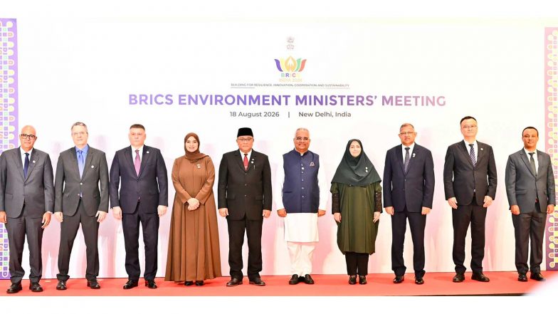 World News | Bhupender Yadav Welcomes BRICS Environment Ministers; Seeks Stronger Ties