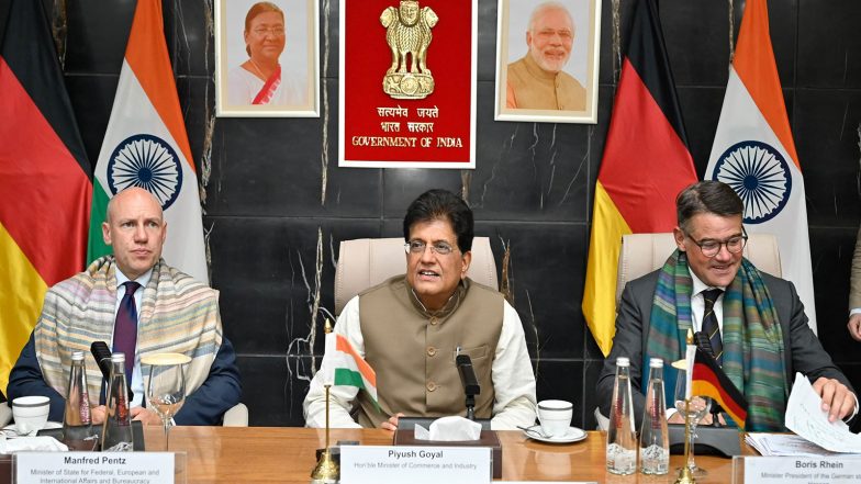 India News | Piyush Goyal Meets German Leaders; Discusses Collaboration in AI, Clean Energy, GCCs