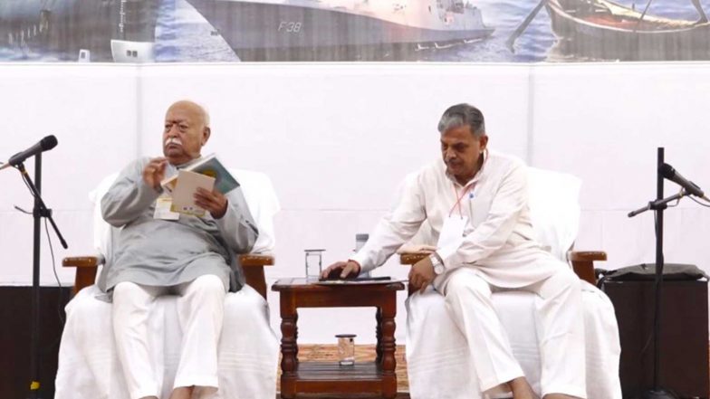 India News | Andhra Pradesh: Mohan Bhagwat Inaugurates Three-day RSS All-India Coordination Meeting in Gudilova