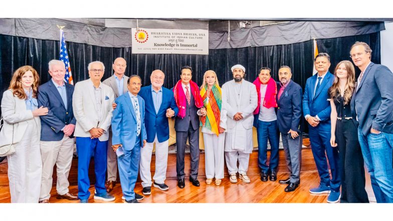 World News | Bharatiya Vidya Bhavan USA and Chishty Foundation Convene Global Interfaith Dialogue in New York
