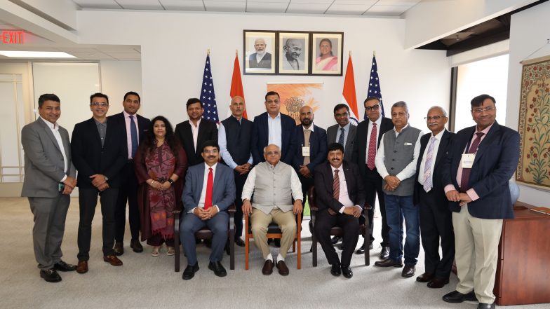 Business News | Gujarat Eyes AI, Semiconductor, Data Centre Partnerships During US Visit