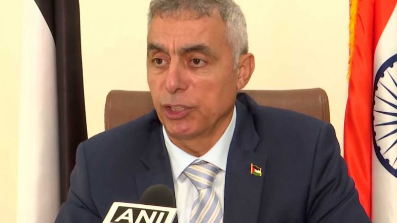 World News | 'Pretty Sure India Will Be There with Us in This Election': Palestinian Envoy Abu Shawesh Ahead of Upcoming Polls