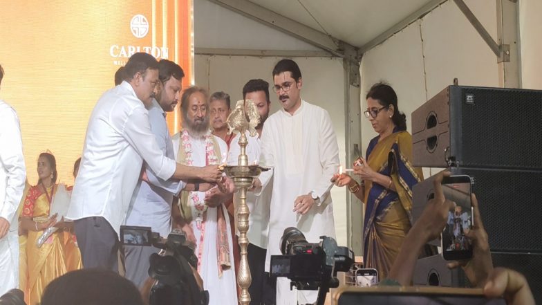 India News | Andhra Pradesh: Sri Sri Ravi Shankar Lays Foundation Stone for Integrated Wellness Centre in Ongole