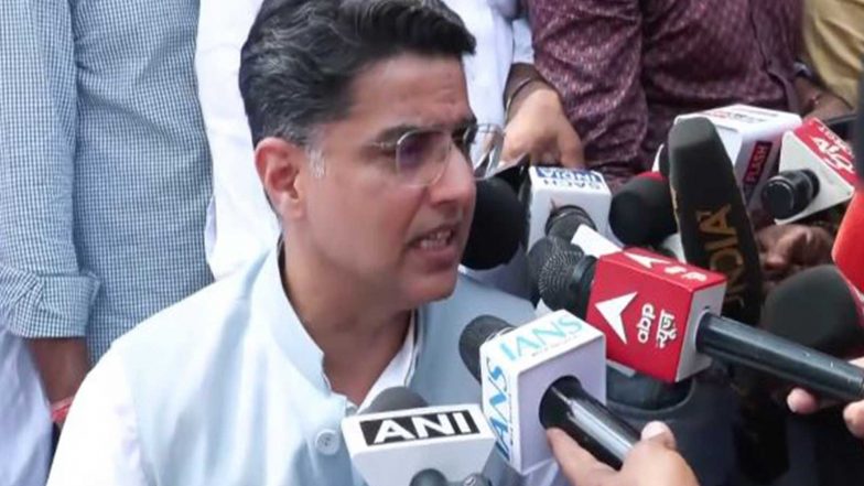 India News | Sachin Pilot Slams Rajasthan Education Department Order, Says It Seeks to Hide School Conditions