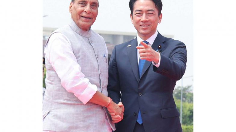 World News | India, Japan Reaffirm Commitment to Strengthen Defence Ties and Indo-Pacific Security