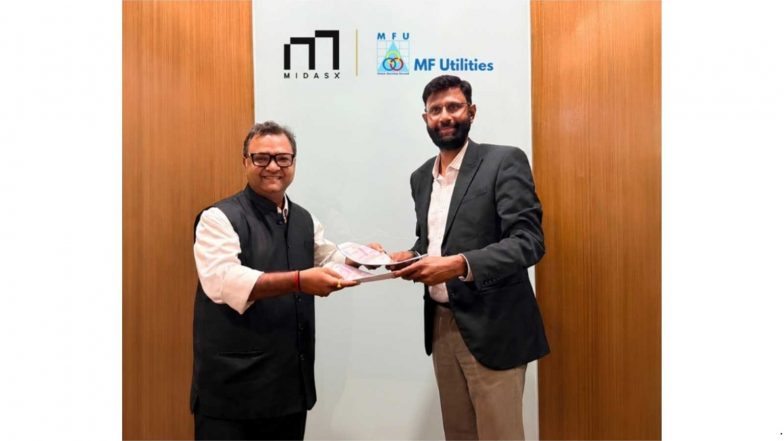 Business News | A Historic First for the Mutual Fund Industry: MIDASX & MF Utilities India Partner to Bring AI-Powered Wealth Tech to MFDs Across Bharat