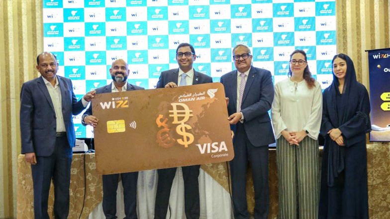 Business News | Wizzmoni Partners with Oman Air to Launch AI-Powered Co-Branded 'Wizz Voyager' Multi-Currency Travel Card