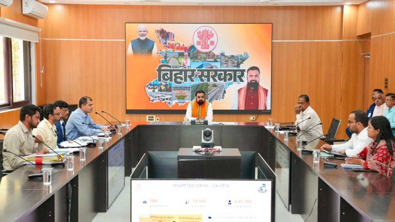India News | Bihar: CM Samrat Chaudhary Directs 'One Officer-One Model School' Policy, Stresses JEE-NEET Prep and Digital Learning