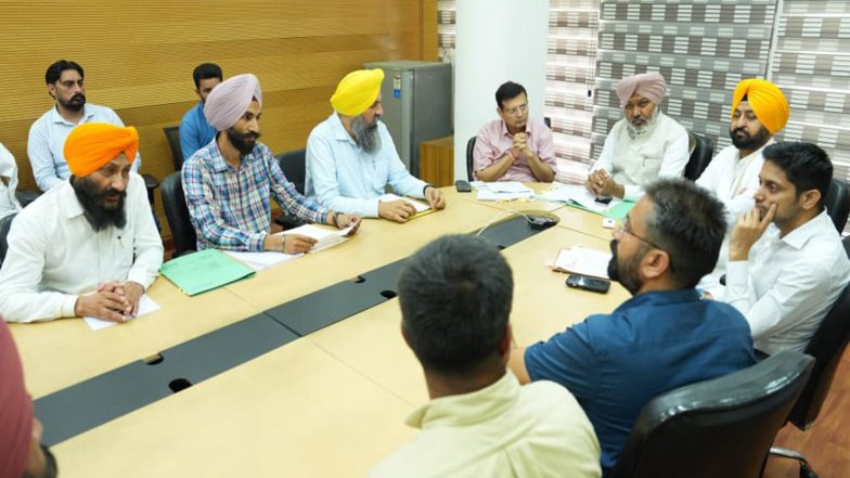 India News | Punjab Minister Harpal Cheema Directs Revenue Dept to Constitute Joint Panel to Resolve Staff's Demands