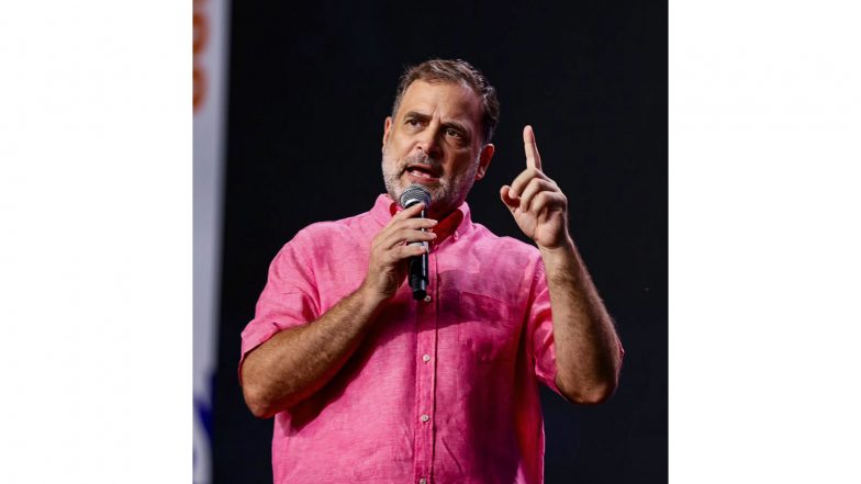 India News | Rahul Gandhi Invites Women to Join 'Chhatron Ki Goonj' in Pune on August 22 to Discuss Their Experiences and Concerns