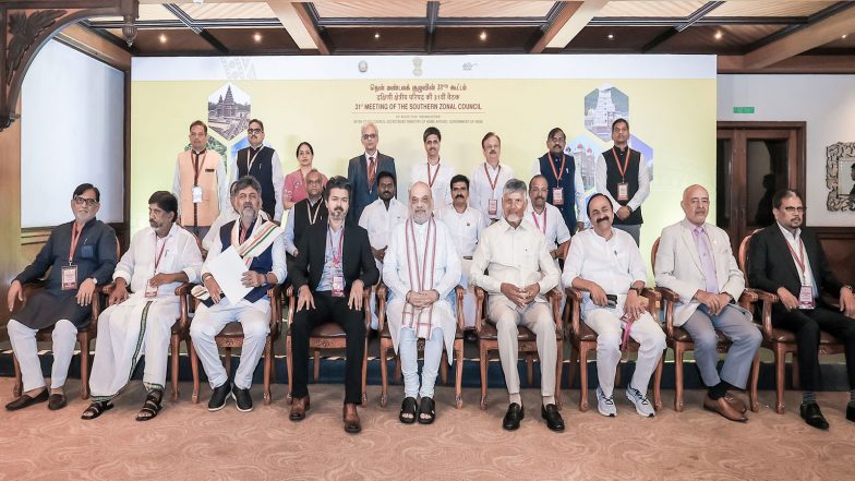 India News | Amit Shah Urges CMs to Show 'greater Sensitivity' Towards Rape of Women, Children; Flags School Dropouts, Malnutrition