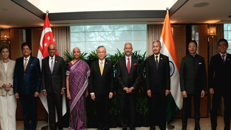 World News | India-Singapore Identify Green Economy and Shipping, Semiconductors to Deepen Partnership at 4th Ministerial Roundtable