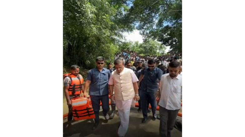 Entertainment News | Assam CM's Flood Relief Work Video from Darrang Goes Viral, Crosses 100 Million Views on Social Media