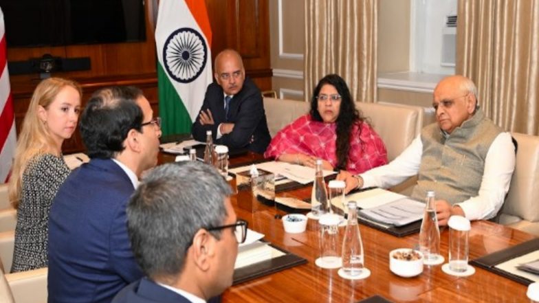 India News | Ahead of Vibrant Summit 2027: Gujarat CM Meets Global Business Leaders in New York to Drive Investments in AI, Fintech, and Nuclear Energy