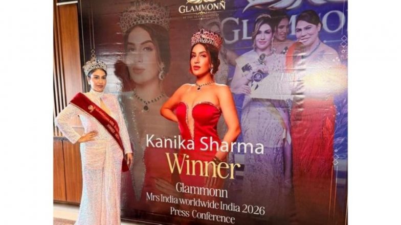 Business News | Kanika Sharma Crowned India's Winner at Glammonn Mrs. India Worldwide Season 11, to Represent India at World Fashion Week Dubai 2026