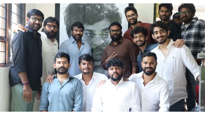 Entertainment News | Chiranjeevi Birthday: 'Spirit' Team Shares Rare Glimpse with Sandeep Reddy Vanga