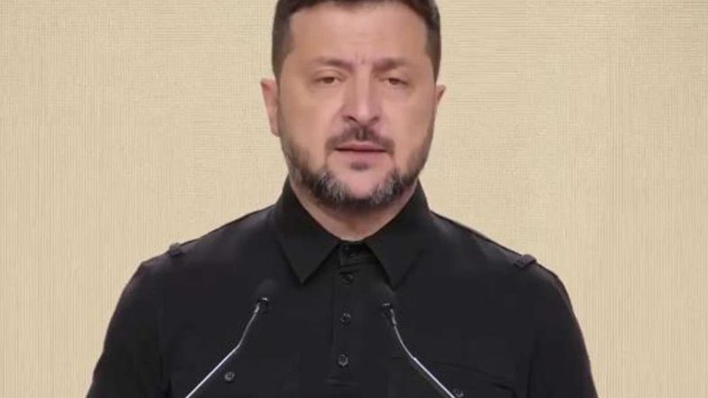 World News | Zelenskyy Announces Strikes on Russian Infrastructure; Holds High-level Talks with Allies on Air Defence