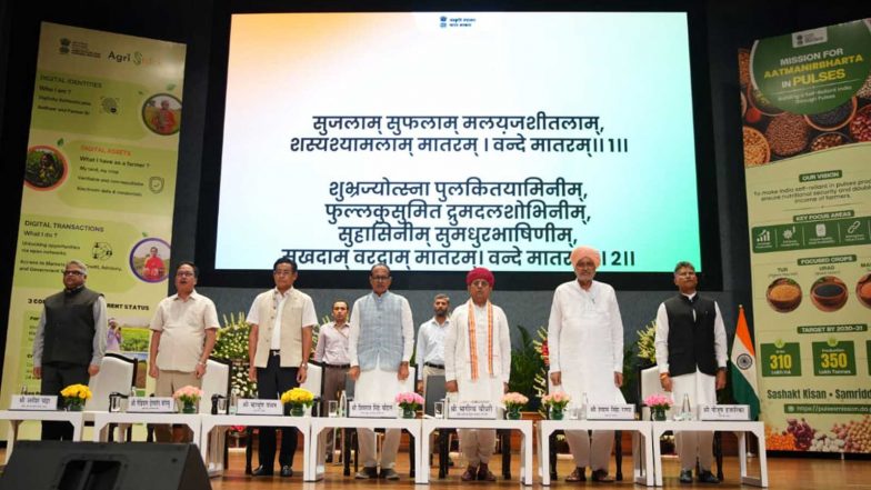 India News | Shivraj Chouhan Reviews AgriStack, Crop Procurement Schemes; Highlights Farmer IDs, Pulse Self-reliance