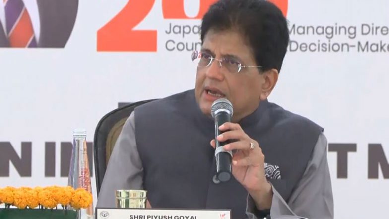 Business News | Piyush Goyal to Lead Largest Business Delegation to Japan from India; Four-day Visit to Deepen Trade, Investment Ties