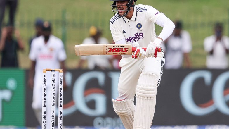 Sports News | Shubman Gill Completes 3,000 Runs in Tests, Becomes Fourth-youngest Indian to Reach the Milestone