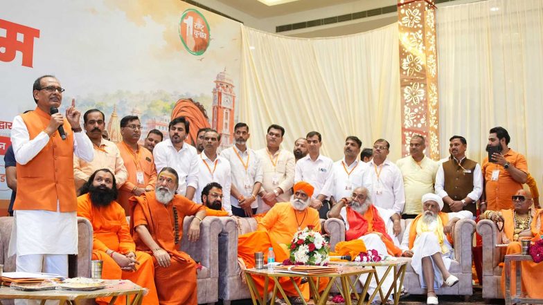India News | Shivraj Singh Chouhan Backs 'One Nation, One Election' at Haridwar Saints' Meet, Calls Frequent Polls Obstacle to Progress