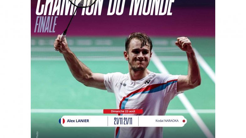 Sports News | France's Alex Lanier Scripts History with Men's Singles Gold at BWF World Championships