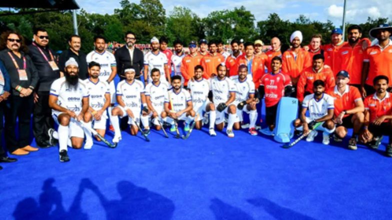 Sports News | ETPL Brings Cricket and Hockey Together as Dravid, Waugh, Abhishek Bachchan Attend India Vs Netherlands World Cup Clash