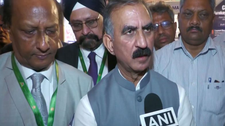 Business News | Himachal CM Sukhvinder Sukhu Invites Investors to Explore State's Hospitality Sector
