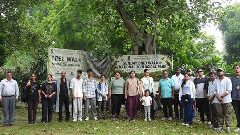 India News | National Zoological Park Organises Second Tree Walk and 11th Sunday Bird Walk at Delhi Zoo