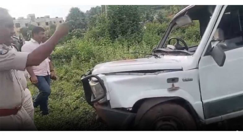 India News | AP: Constable Dies, SI Among Two Injured After Police Vehicle Meets with Accident in Vizianagaram