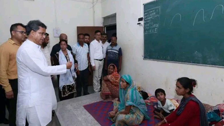 India News | Tripura CM Manik Saha Visits Flood-affected Areas in Agartala