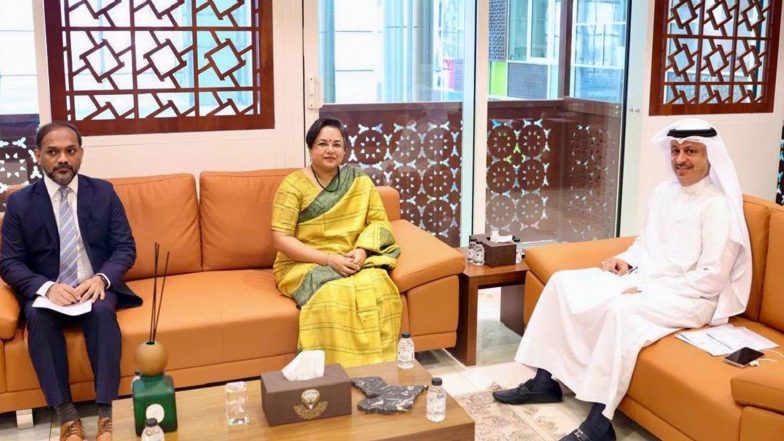 World News | India-Kuwait Discuss Opportunities to Further Strengthen Cooperation in Several Sectors