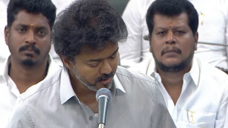 India News | Tamil Nadu CM Vijay Announces 3 Free LPG Cylinders, Expands Free Bus Travel for Women and Transgenders