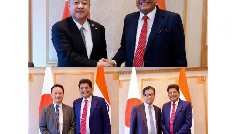 Business News | Piyush Goyal Meets Japanese Industry Leaders to Expand India Investment Across Key Sectors