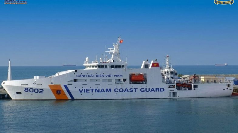World News | Vietnam Coast Guard Ship Arrives in India for 2nd Edition of Joint Exercise Sahyog HOP TAC