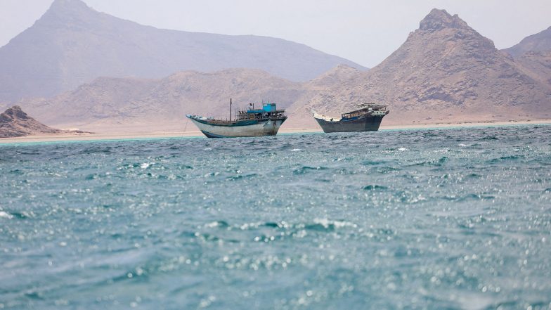 World News | Tanker on Fire off Saudi Arabia Coast After Strike by Unknown Projectile, Says UKMTO