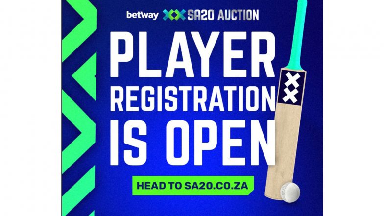 Sports News | Player Registration Opens Ahead of SA20 Season 5 on October 7