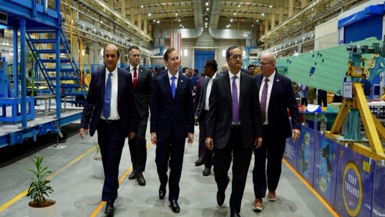 World News | Lockheed-Tata Partnership Makes India Key Link in Global C-130J Production: US Envoy Gor as He Visits Hyderabad Facility