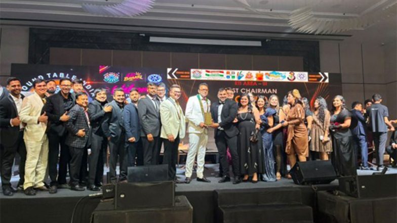 Business News | Raipur United Round Table 344 Bags Multiple Gold Awards at Round Table India Area 3 & 15 AAGM