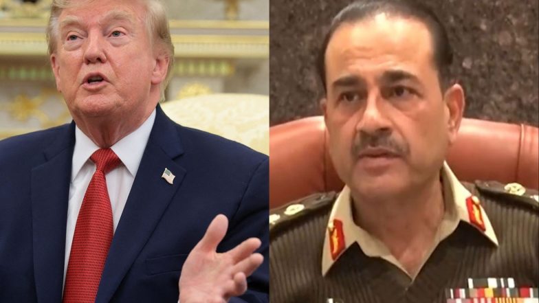 World News | Trump Spoke with Pakistan Army Chief Munir Last Week Ahead of Tehran Visit: Report