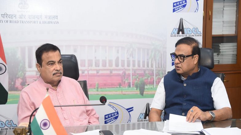 India News | Assam CM Meets Nitin Gadkari; Discusses Restoration of Flood-damaged Highways, Jorabat Flooding, Key Road Projects